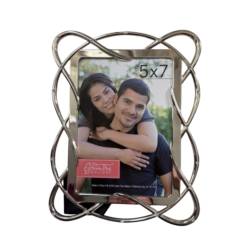 Green Tree Gallery 5" X 7" Silver metal frame